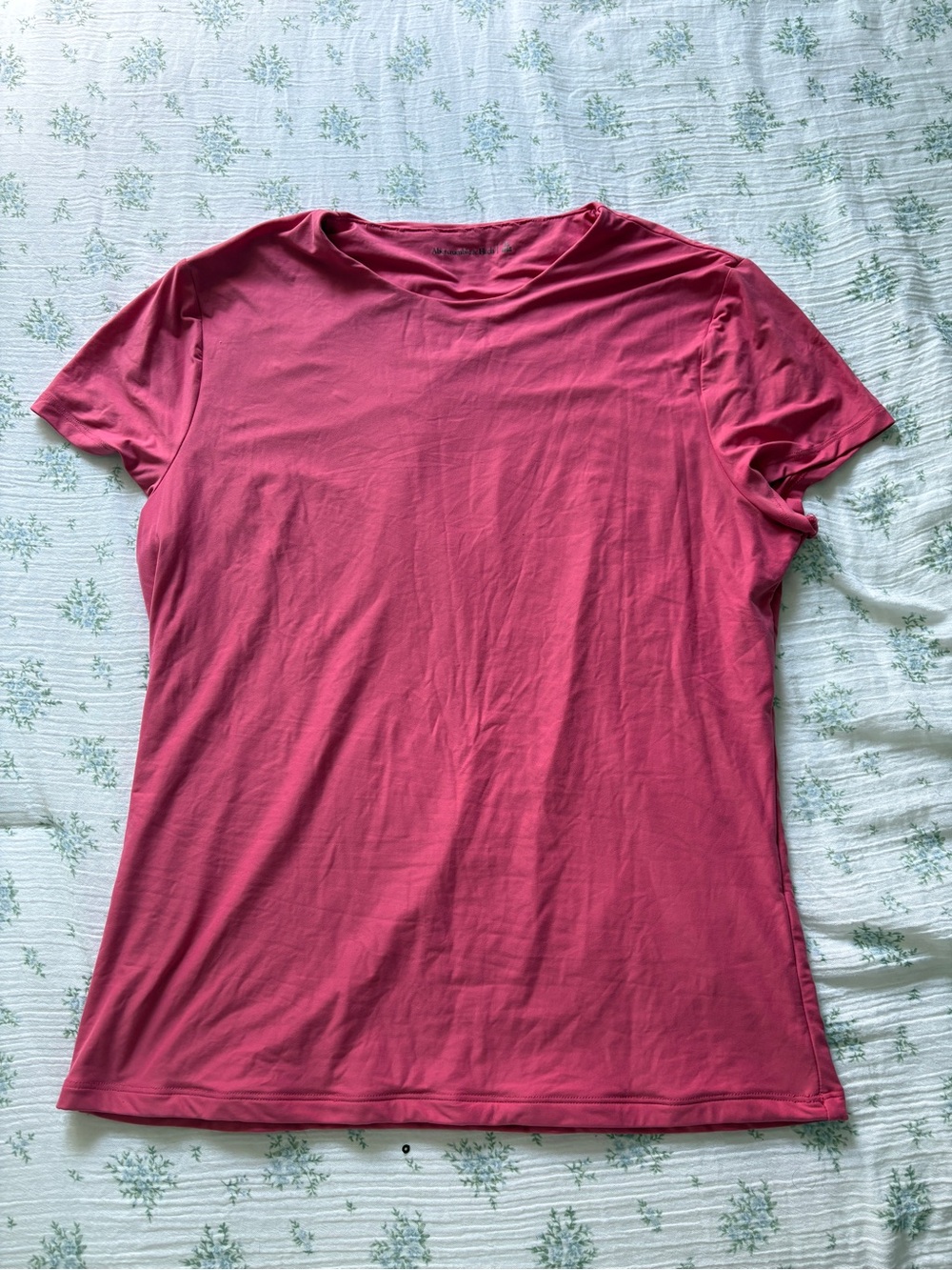 Abercrombie & Fitch Raspberry Pink Short Sleeve Tee